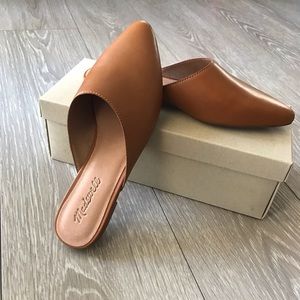 Madewell Remi Mule in English Saddle size 7.5